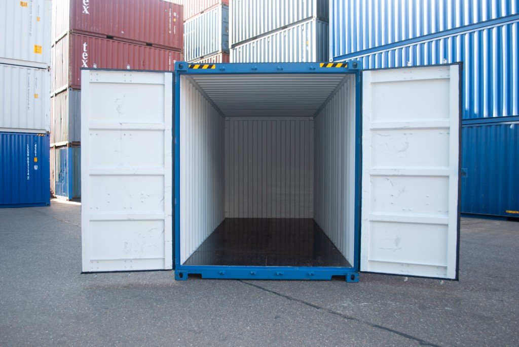 20FT High Cube Zeecontainer nieuw blauw