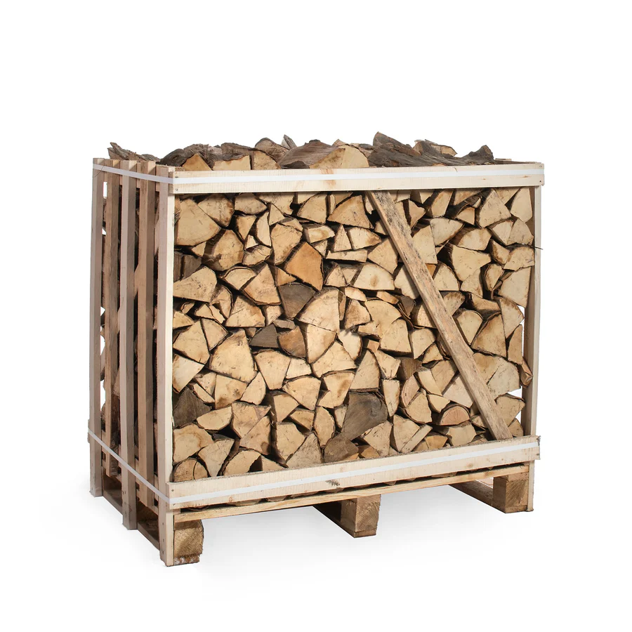 Halve Pallet Beuken haardhout zonder schors