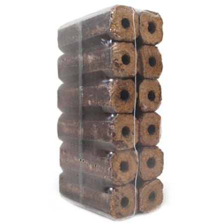 Pini Kay briketten (import) halve pallet 48 zakken x 10kg (480kg) - Afbeelding 2
