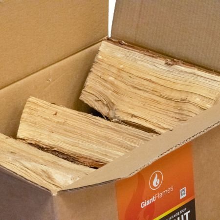 30 dozen Giant Flames haardhout gemengd hard eiken / haagbeuk mix FSC - Afbeelding 2