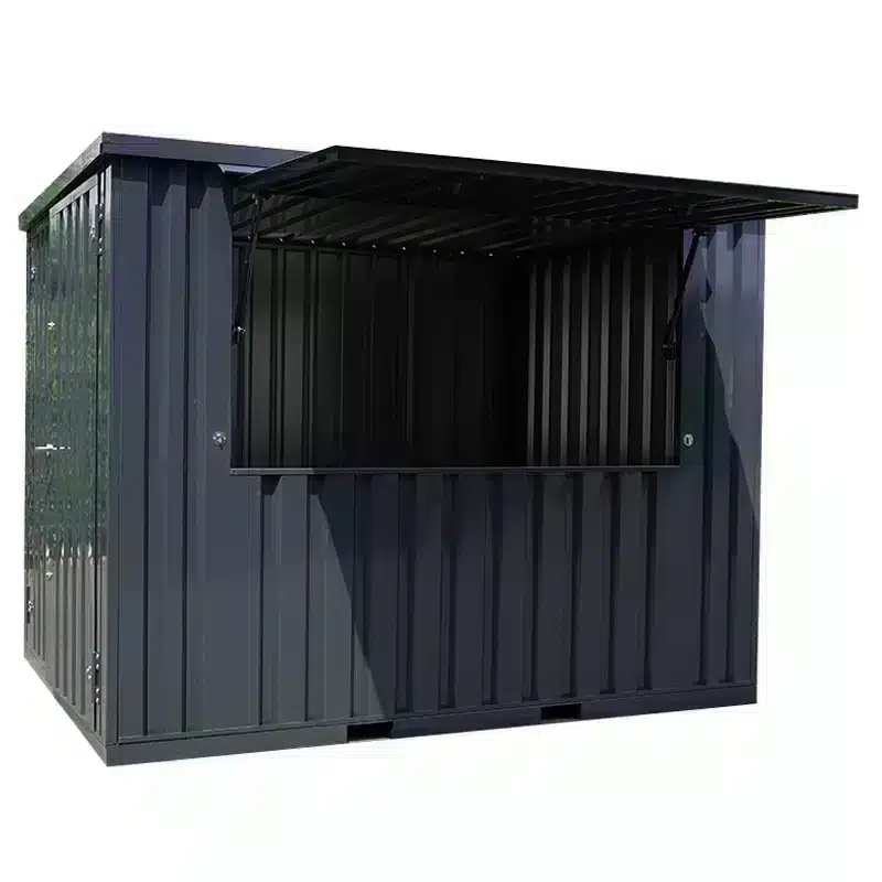 FOCO® XL Demontabele barcontainer 3 x 2 meter 10ft RAL7016 (Antraciet)
