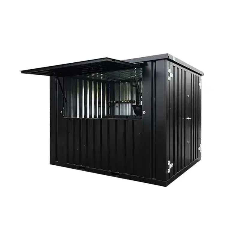 FOCO Demontabele barcontainer 3 x 2 meter 10ft RAL9005 (Zwart)