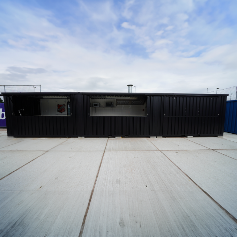 FOCO® Demontabele barcontainer XL 12 x 2 meter 40ft RAL 9005 - Afbeelding 2